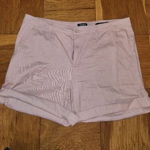 Jones New York utility short, pink, size 14